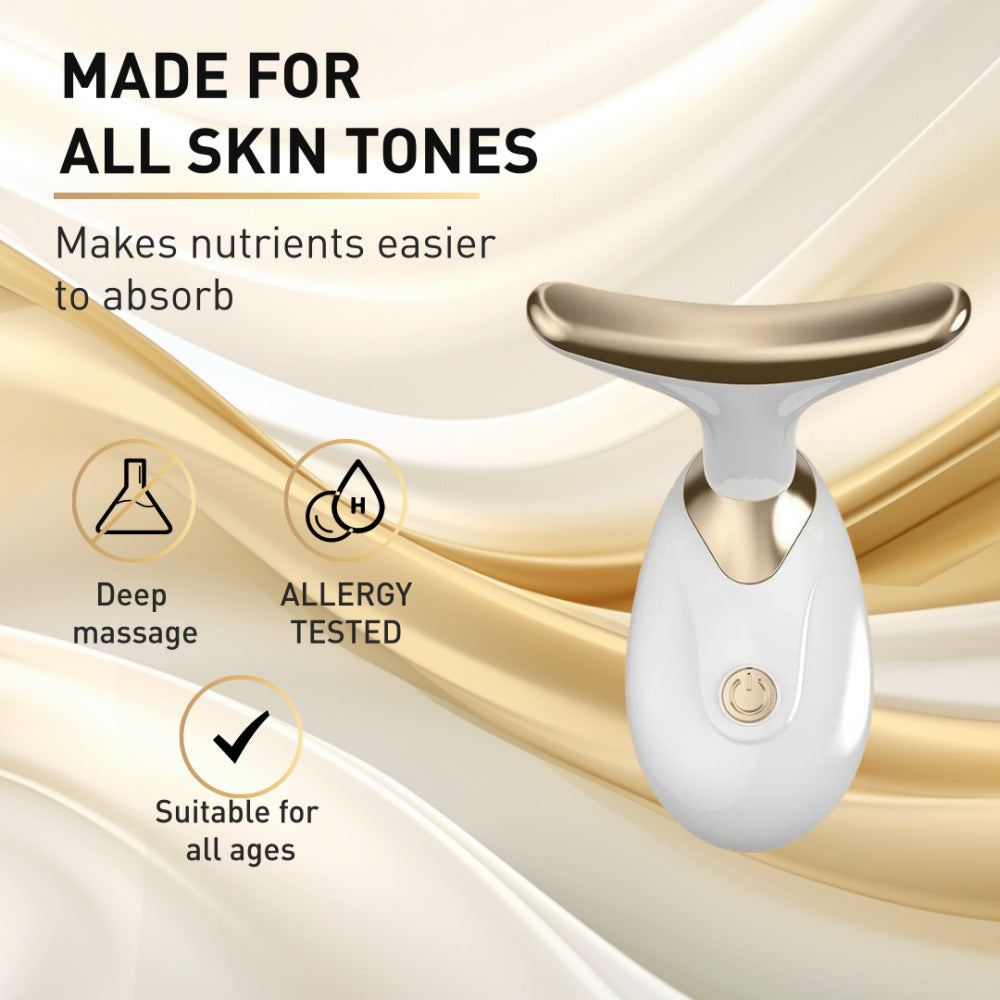 Cross-border Beauty Instrument Facial Introduction Instrument Household Desalination Neck Pattern Massage Instrument Portable Beauty Instrument Electric Pull Tightening